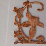 Set of 3 pretty cast iron hooks