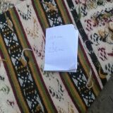 Hand-knotted handmade carpet 136x236cm