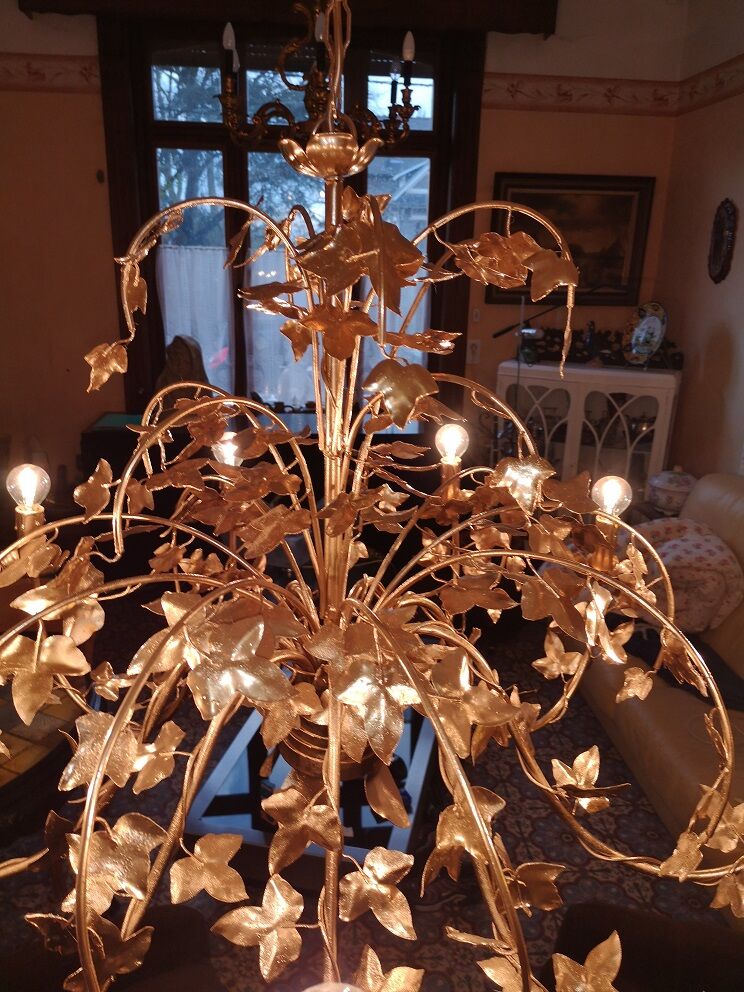 Lustre 9 lumières Maison Chaumette