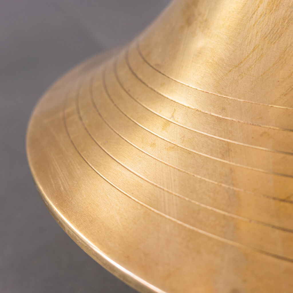 Set of 3 modern vintage lamps in 70s Lamperti brass