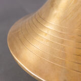 Set of 3 modern vintage lamps in 70s Lamperti brass