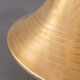 Set of 3 modern vintage lamps in 70s Lamperti brass