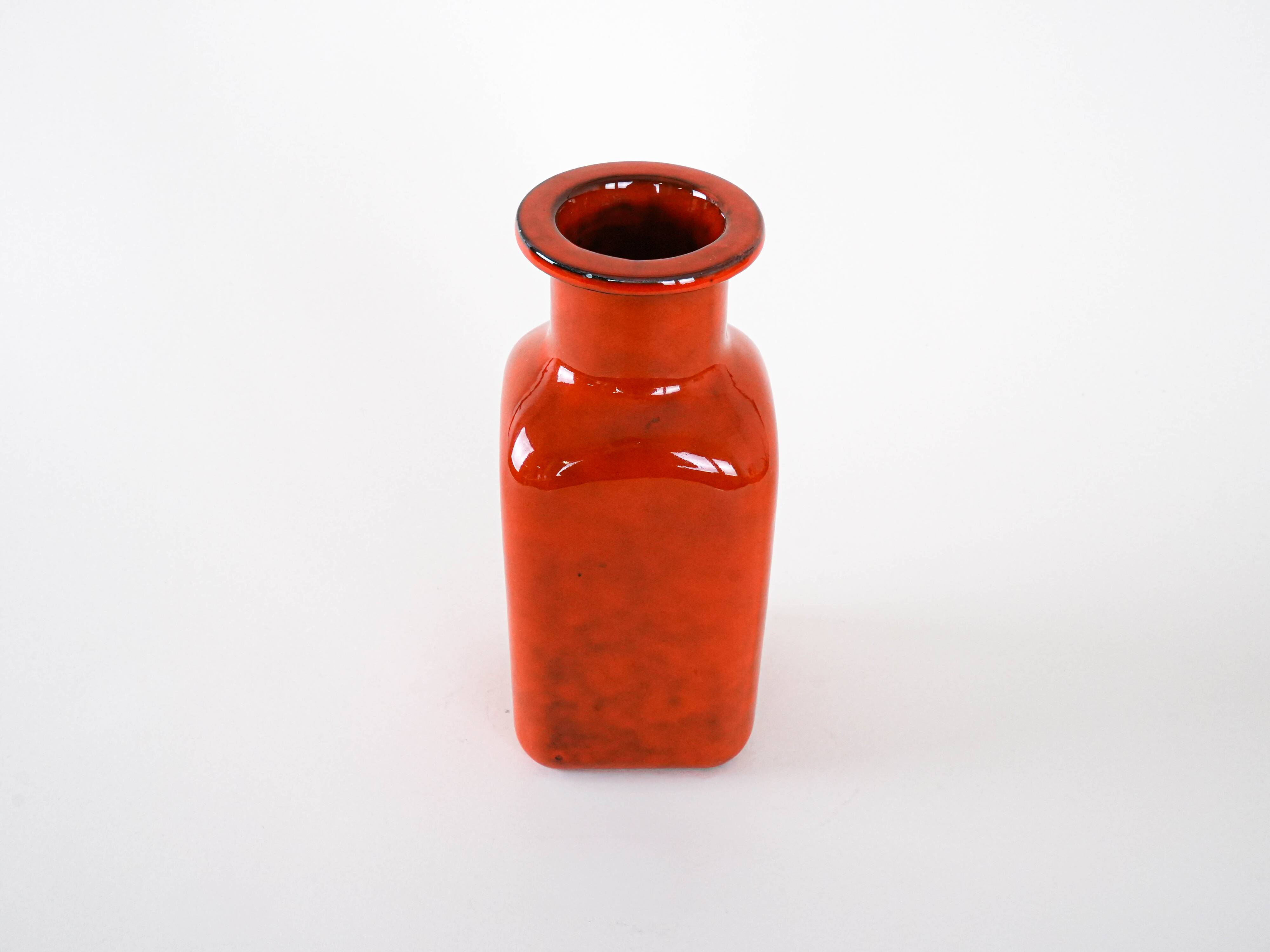 Ceramic vase, Italian design, 1960s, made in Italy