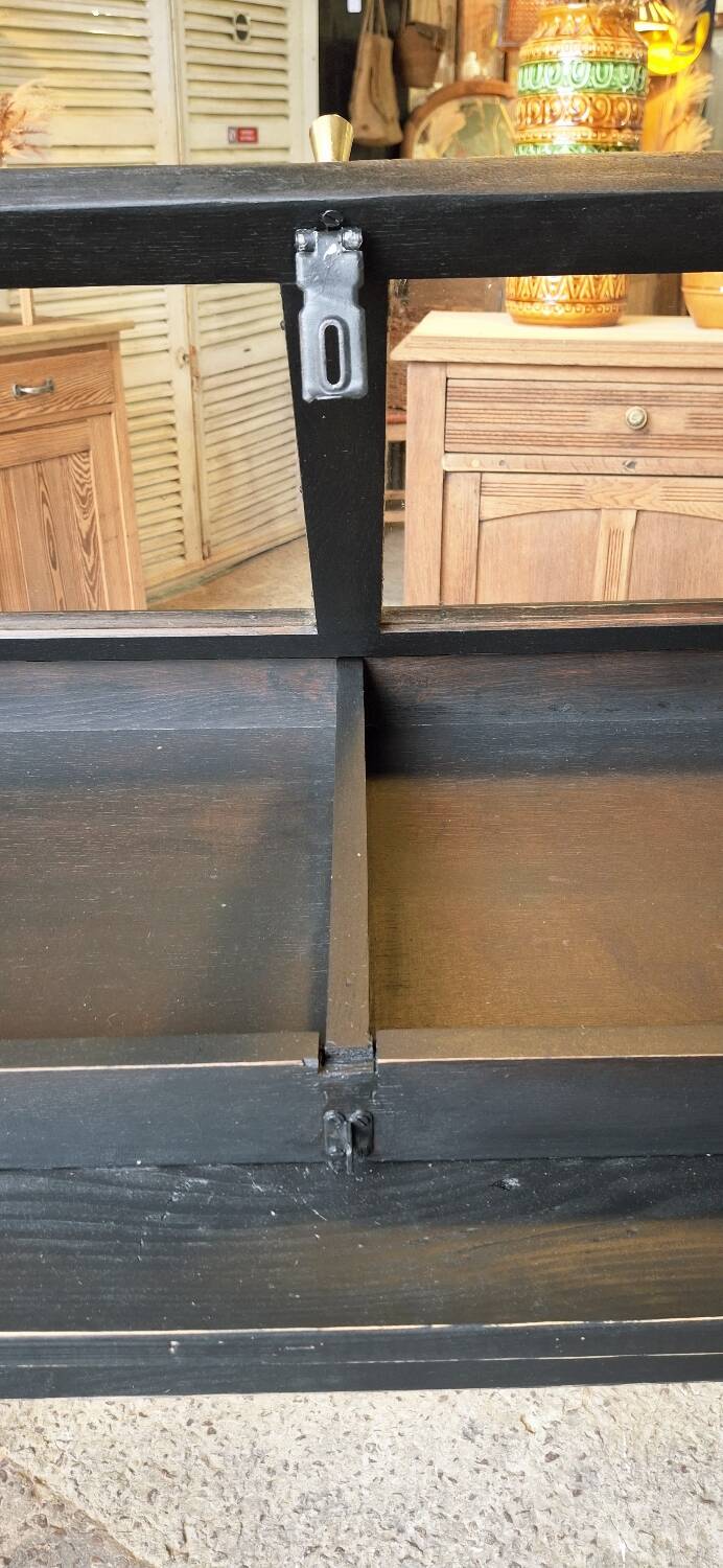 Antique display cabinet on legs