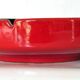 Vintage Italy red orange black ceramic ashtray 1970 Bitossi for Raymor