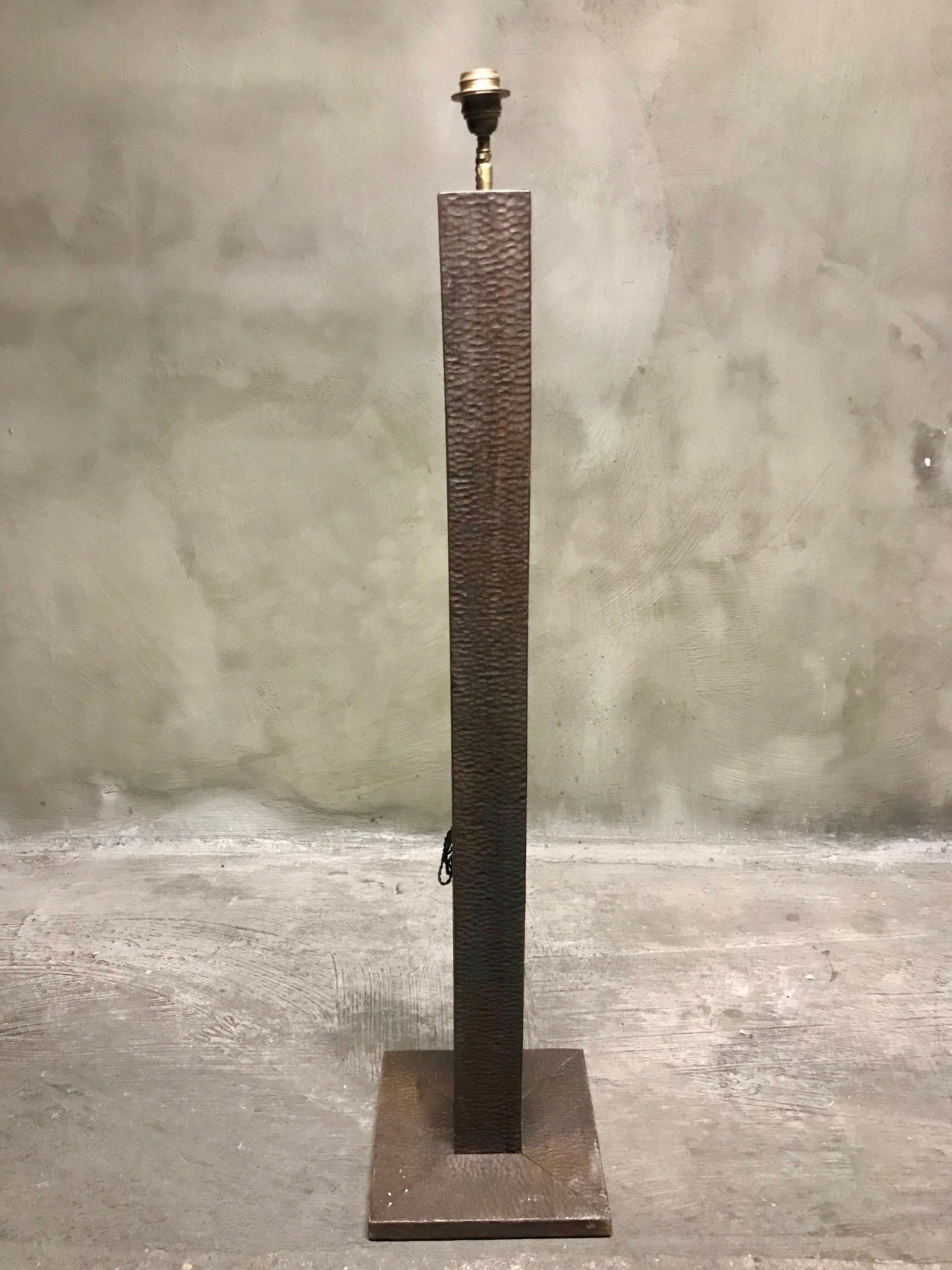 Brutalist style floor lamp