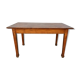Table de ferme bistrot ancienne pieds trompette