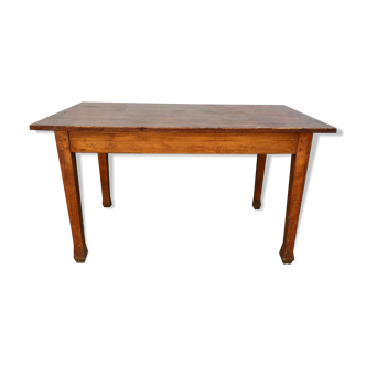 Farmhouse table bistro old trumpet feet