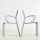 Pietro Arosio Pair of Mirandolina Chairs for Zanotta Italy 1993