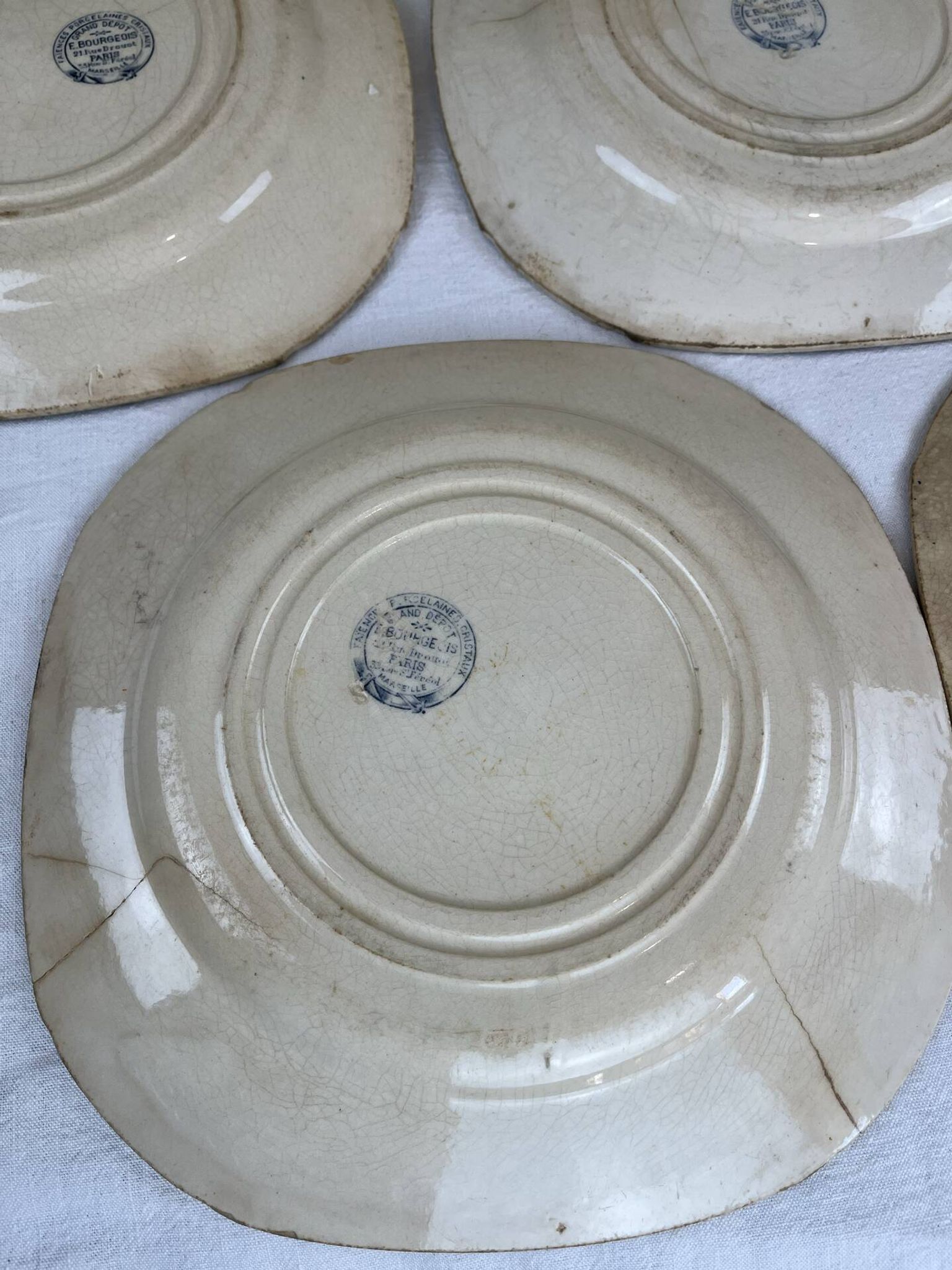 Antique plate from the late 19th century.