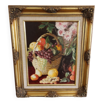 Tableau nature morte peinture sur toile