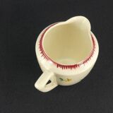 3-piece coffee service in Digoin earthenware with a flower decoration.