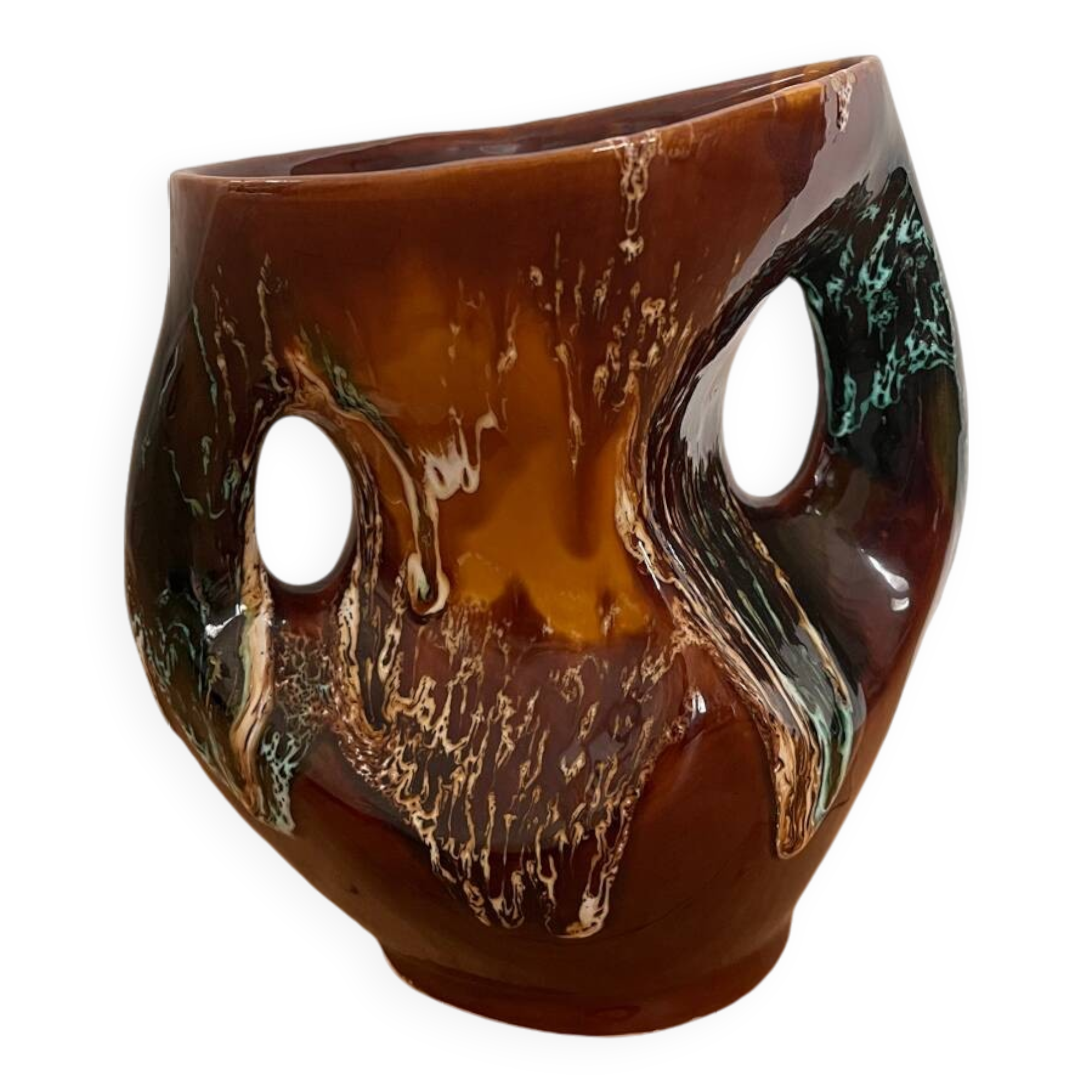 Vallauris ceramic vase from the 50s