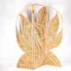 Double-sided rattan screen