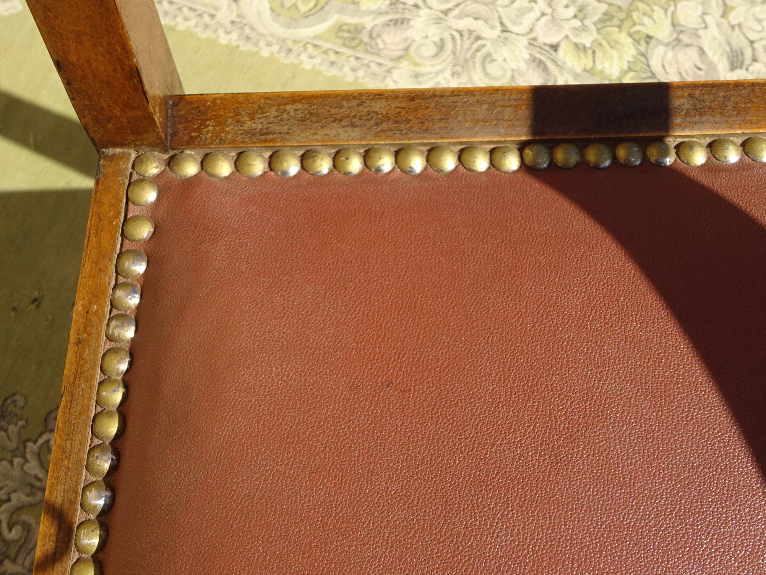 Art Deco bridge chair and 2 matching chairs