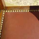 Art Deco bridge chair and 2 matching chairs