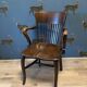 Oak vintage office chair