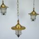 Set of three Mid-Century lanterns. Italy 1960s