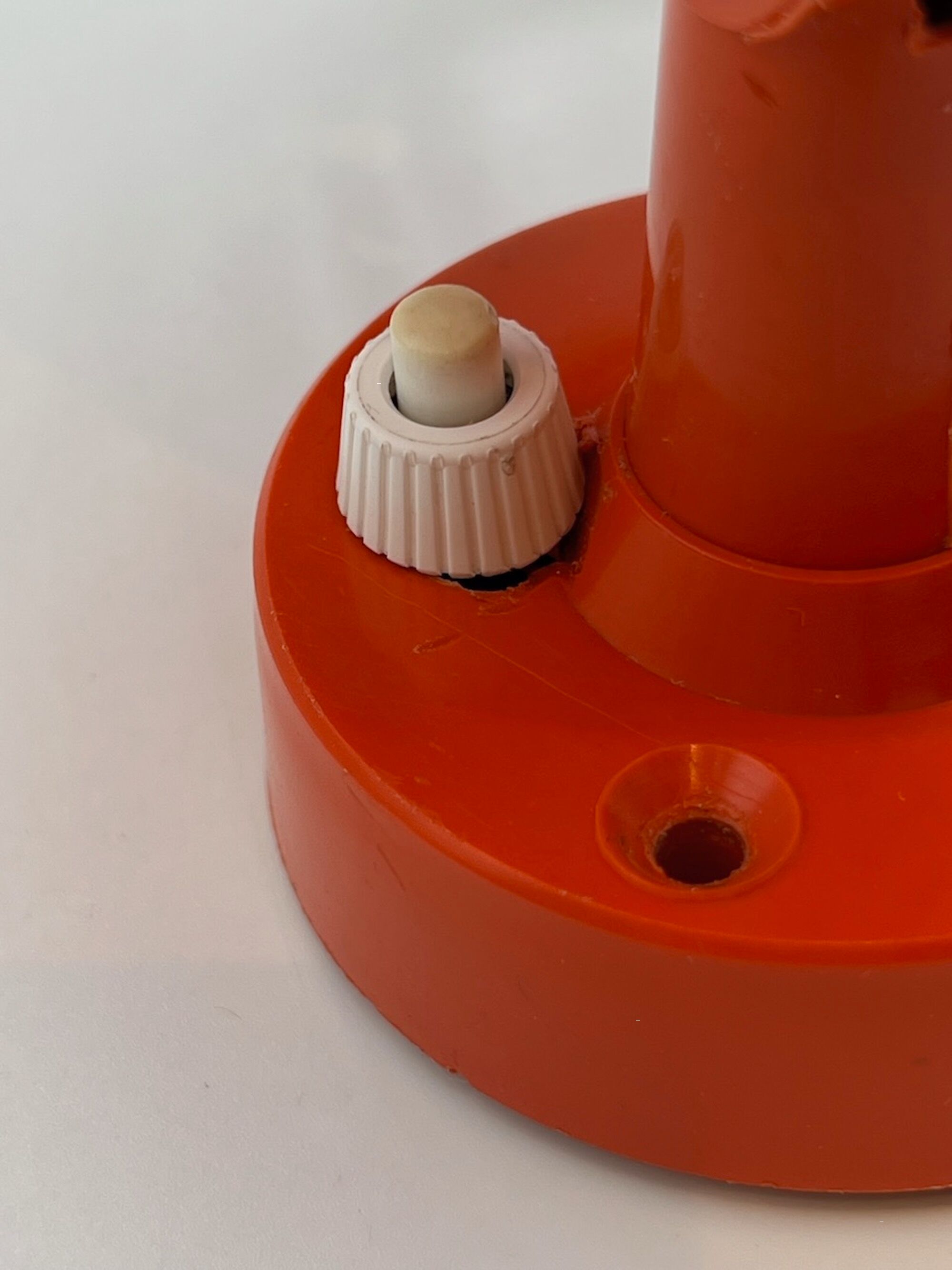 Space Age Orange Spotlights Made in Italy, 70s