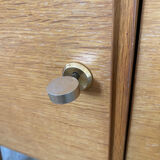 Oak buffet enfilade