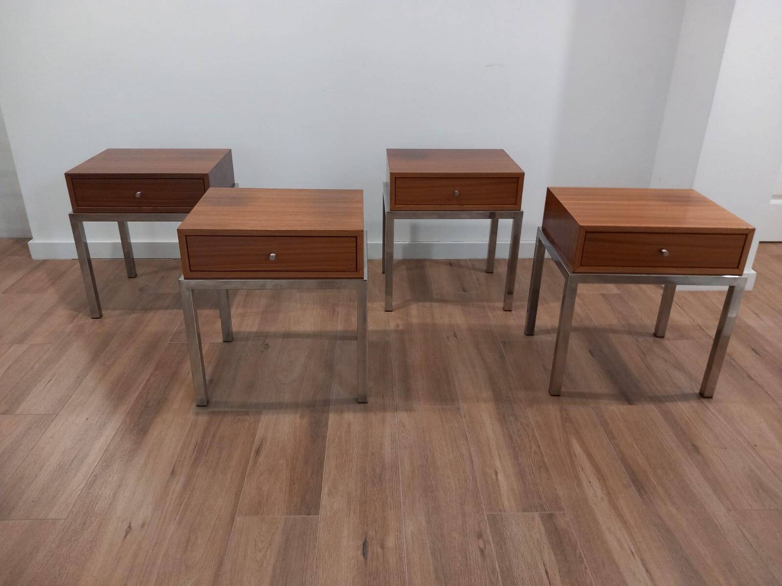 Bedside tables 4 pieces 70s Italy