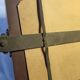 Vintage Art Deco wall-mounted coat and hat rack.