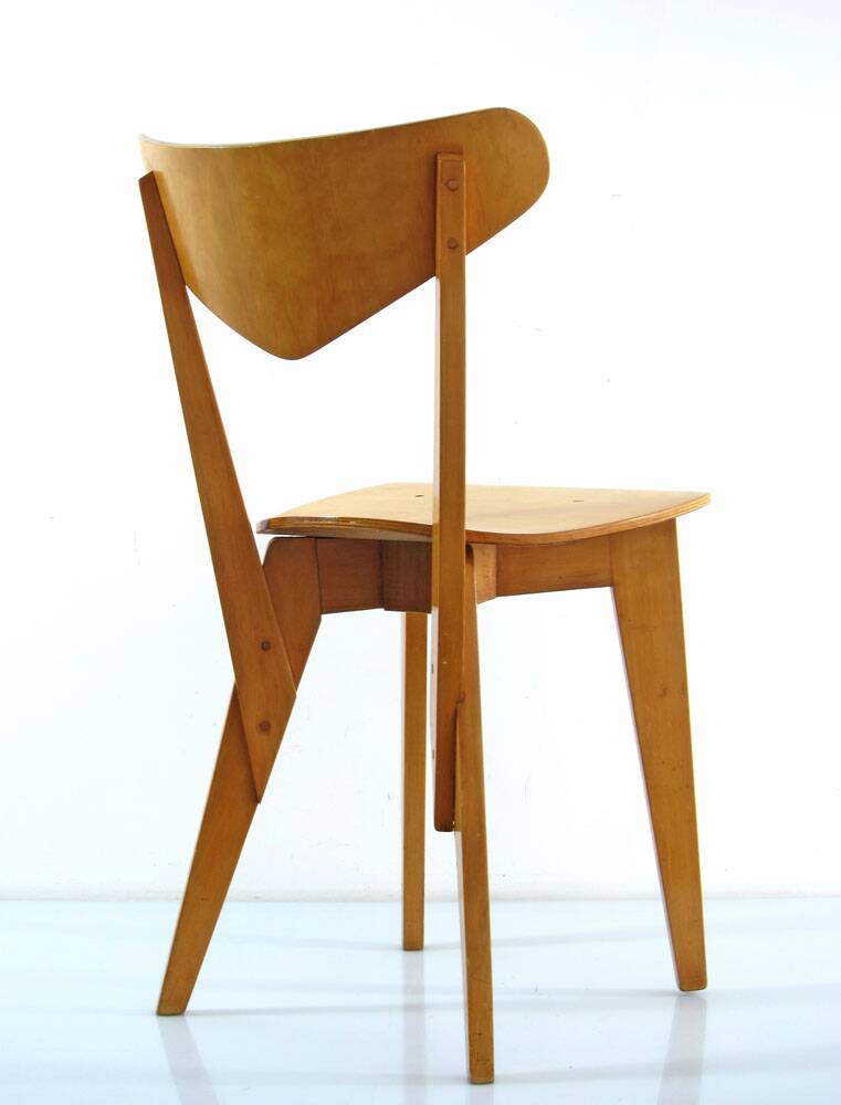 Hein Stolle chairs vintage plywood 1940s