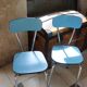 lot de 2 chaises en Formica année 1970