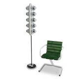 Floor lamp in lacquered metal. 1960s.