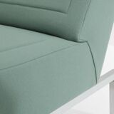 Pierre Paulin pair of CM236 satin chrome armchairs from 1960.