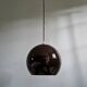 Suspension in speckled black opaline, Peill & Putzler, 1970s