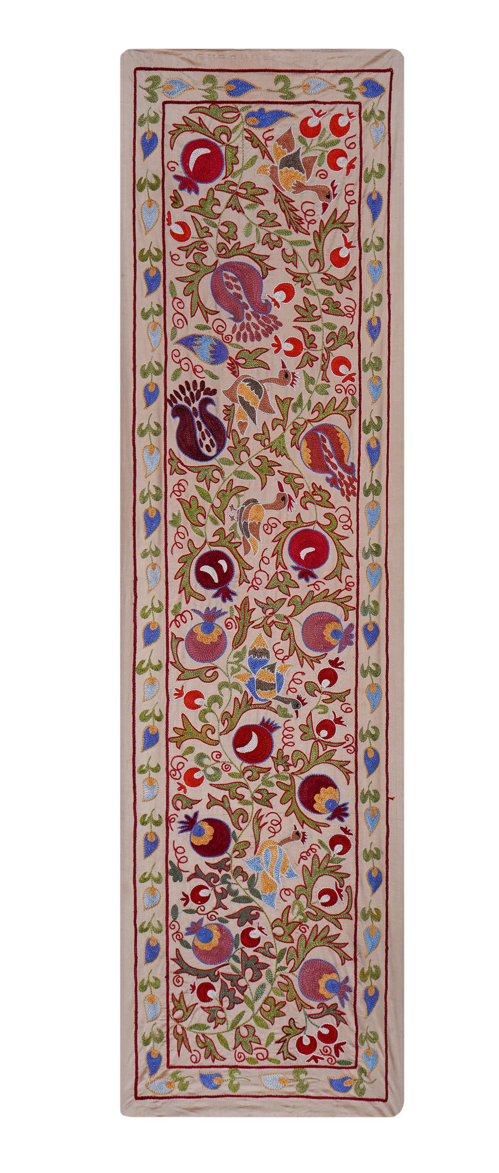 Hand-knotted rug, vintage Turkish rug 52x191 cm