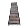 Tapis couloir multicolore fait main en pure laine 60x90cm