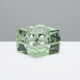 Small cubosfera glass lamp circa 1990
