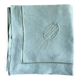Antique Pure Yarn Dyed Linen Pillowcase in Lagoon Green