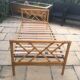 Lit bambou rotin vintage