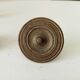 Paire de boutons de meuble ancien en bronze Empire XIXeme
