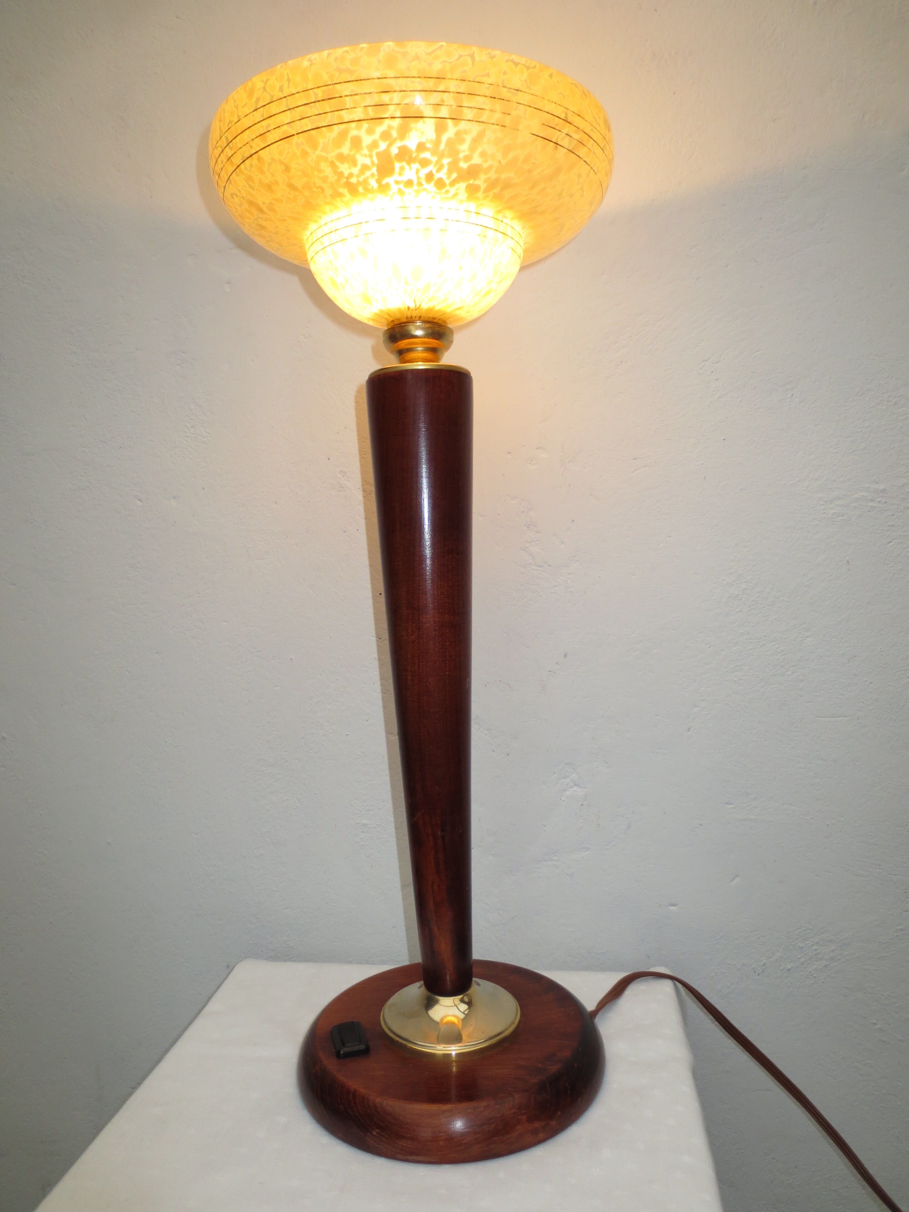 old art deco table lamp
