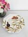 Antique 10" octagonal plate foliage bird Mintons ESSEX BIRDS 1880