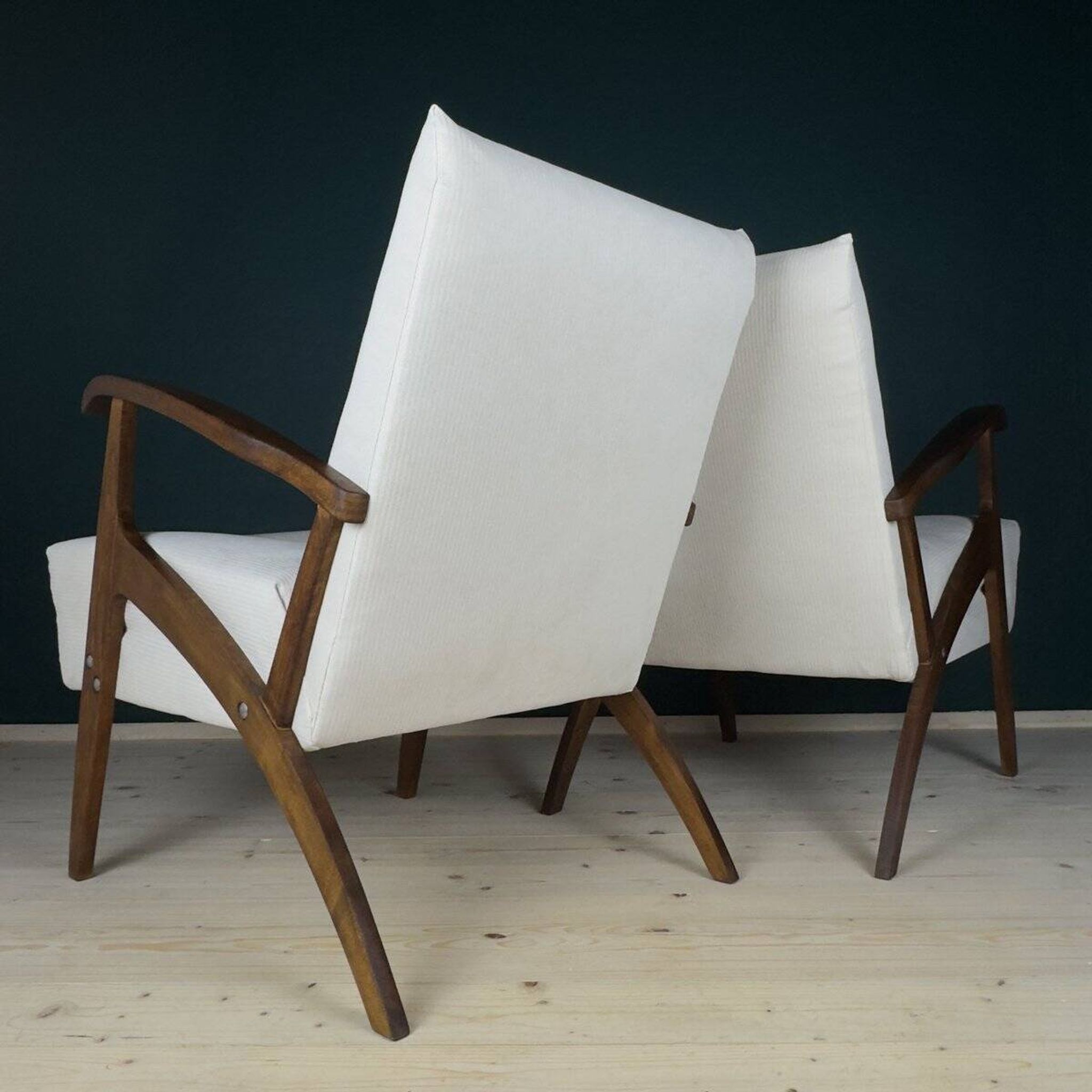 Mid-century armchairs, Yugoslavia, 1970s, set of 2