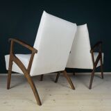 Mid-century armchairs, Yugoslavia, 1970s, set of 2