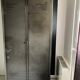 Black metal cabinet