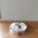 art deco servant in silver metal