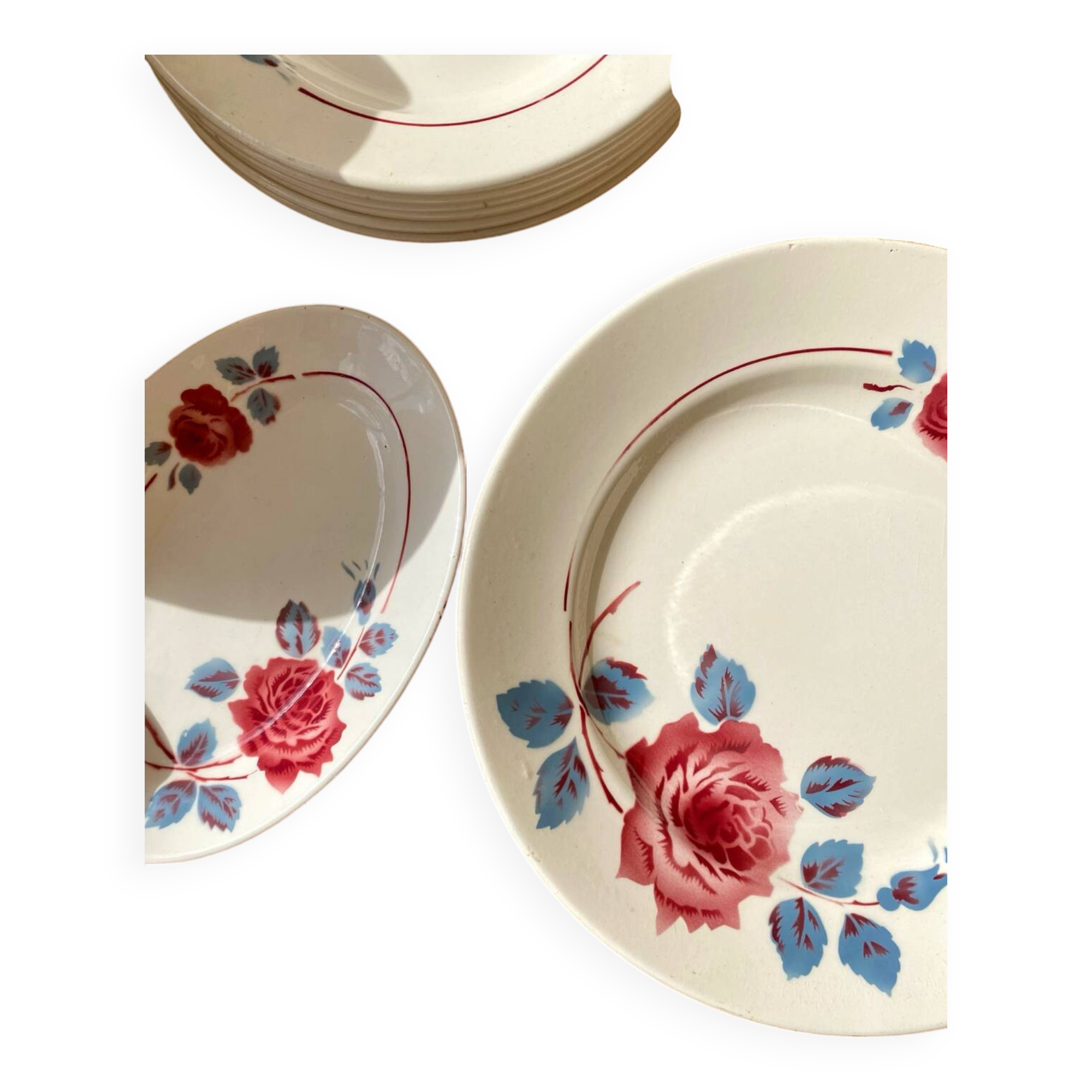 Decorative ceramic plate