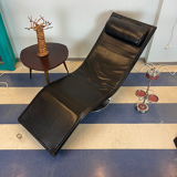 Skaï chaise longue