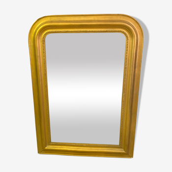 Miroir Louis Philippe doré 88x63 cm