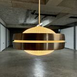 Suspension Raak Amsterdam anodised aluminium and vintage crystal from the 1960s.