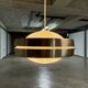 Suspension Raak Amsterdam anodised aluminium and vintage crystal from the 1960s.