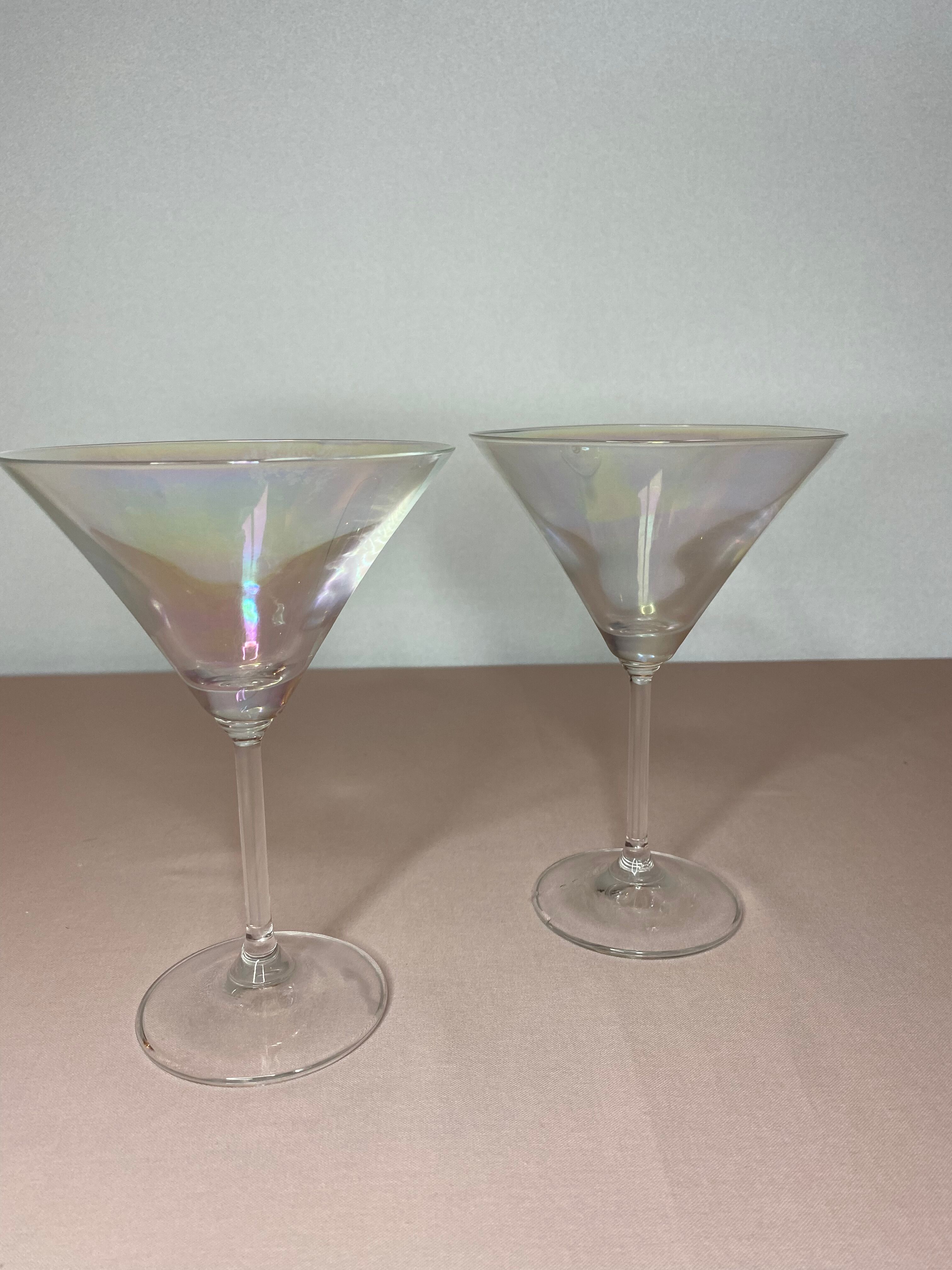 Iridescent martini lenses