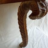 Carved gilded wooden console